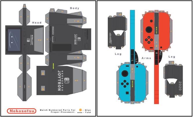 Nintendo papercraft discount